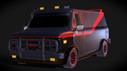 A van, a-team, gmc, substancepainter, maya, 3d, car, liveitwhenaplancomestogether