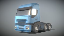 Truck 3-AXIS 6x4 (Wip-3) truck, high-poly, wip, lkw, lastwagen, semitrailer, vis-all-3d, 3dhaupt, software-service-john-gmbh, sattelzug, 3-axis-6x4