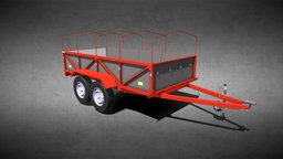 Car Trailer. Прицеп двухосный. trailer, car