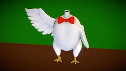 Bucky Chicken demon, chicken, manga, bucky, manga_character, blender, chainsaw-man, chainsawman