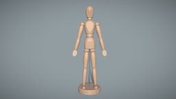 Wooden Mannequin body, wooden, pose, doll, classic, mannequin, art