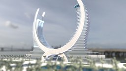 Katara Towers, Skyscraper Hotel, Lusail, Qatar tower, hotel, skycraper, qatar, lusail, kataratowers