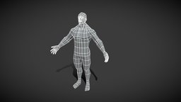 Muscular Male Body Base Mesh 1000 Polygons body, face, base, anatomy, biology, mesh, arm, standard, leg, foot, superhero, torso, head, muscular, finger, base-mesh, character, lowpoly, human, male, hand, 1000-polygons, human-body-base-mesh, superhero-male-body-base-mesh, strong-male-body-base-mesh, muscular-male-body-base-mesh