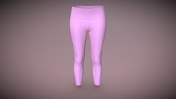 Womens Mid- Waisted Leggings cloth, comfortable, obj, fbx, womens, leggings, gltf, bottomdesign, clothobj, mid-waisted, mid-waist, bottomclothing, bottommaking, leggingsobj, leggingsfbx, leggingsgltf