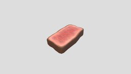 Steak Slice food, product, other, prop, meat, medium, dinner, bbq, eat, steak, rare, slice, cooked, grilled, barbeque, cartoon, low