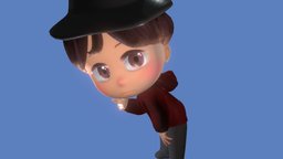 Chibi Boy_Futo cute, chibi, boy, originalcharacter, chibi-character, maya, character