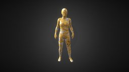 Pubg Mobile Yellow Mummy Outfit  4K Textured mummy, yellow, pubg, pubgmodel, mobile, pubg3dmodel, mansiyam, yellowmummy