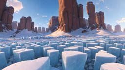 HDRI Ultimate Fantasy Panorama R trees, virtual, plant, sky, landscape, 360, vr, panorama, equirectangular, fairytale, skybox, virtual-reality, skydome, 360-panorama-image, cartoon, stylized, fantasy, createdwithai, skysphere