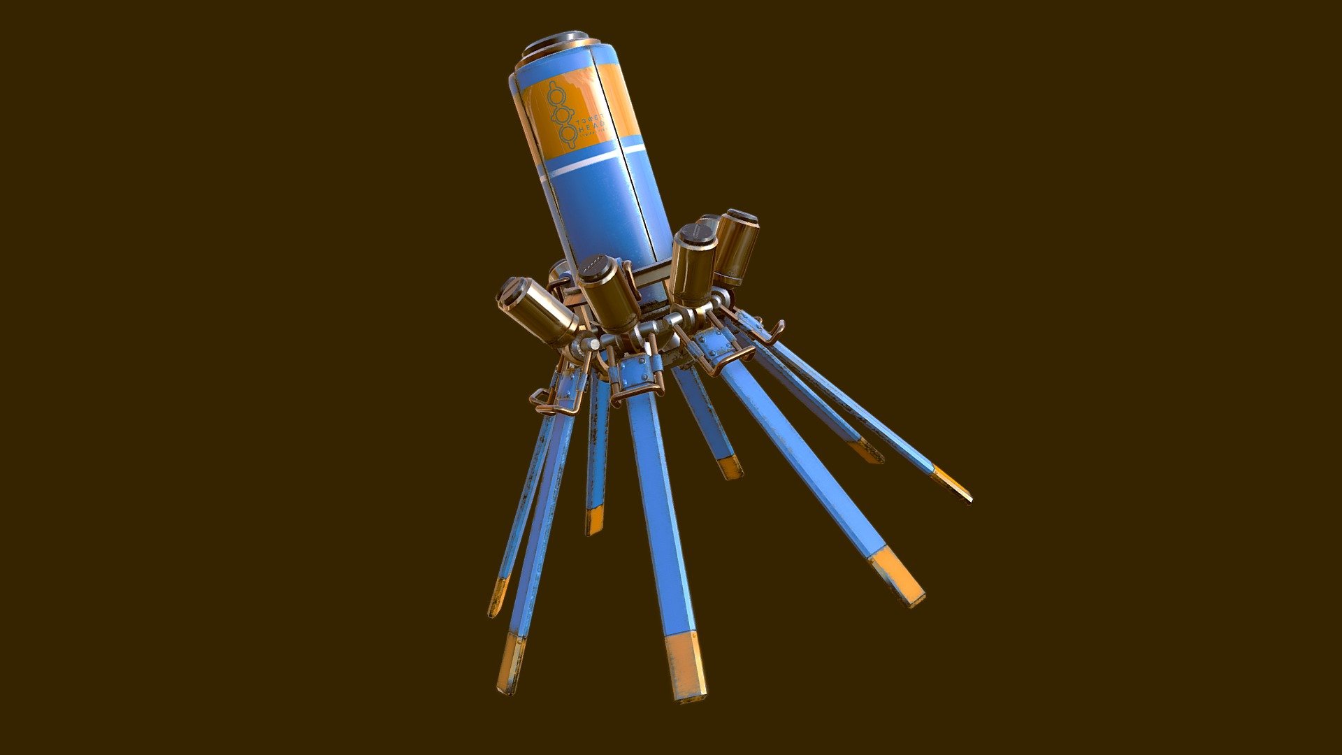 Tower Head industry is the sole manufacturers of these re-positional satellites capable of jumping to entirely new planets 3d model