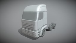 Truck 3-AXIS 6x4 (Wip-1) truck, high-poly, wip, lkw, lastwagen, semitrailer, vis-all-3d, 3dhaupt, software-service-john-gmbh, sattelzug, 3-axis-6x4