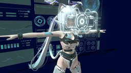 Hyper Tech Evo girls, cyber, cyberpunk, cybergirl, animegirl, girl-cartoon, animemodel, girl, cyberhuman, animecyber