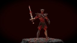 Abaddon commander, diablo, bad, demon, demonic, inferno, abaddon, demonio, villanova, character, sword, characterdesign, foranimation