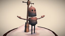 SnowDay amateur, matt, snow, workinprogress, handpaintedtexture, dixon, student_work, snowday, streetlaight, handpainted, blender, hand-painted, student, homework, robot