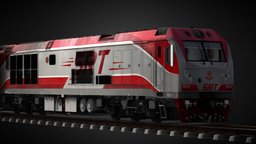 CRRC CDA5B1 5212 (QSY) Locomotive for Thailand train, locomotive, thailand, srt, crrc