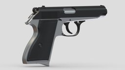 FEG PA-63 High-poly rifle, grenade, assault, high, soldier, revolver, army, handgun, carbine, generic, semi, long, submachine, defense, equipment, firearm, vr, bullpup, ar, firearms, automatic, machine, battle, pistol, sniper, launcher, personal, semi-automatic, weapon, asset, game, 3d, low, poly, military, shotgun, gun, gear, war, "light", "multiple-barrel"