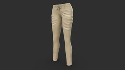Drawstrings Skinny Female Harem Pants red, front, fashion, girls, clothes, pants, brown, strap, skinny, slim, casual, belt, womens, wear, tied, drawstring, pbr, low, poly, female, black, harem