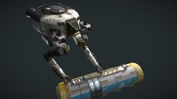 SPACESHIP EAV 2 "CRAB" nasa, crab, equipment, manipulator, fuel, sp, xyz, science-fiction, xyz-school, maya, vehicle, pbr, sci-fi, ship, zbrush, concept, robot, space, spaceship, draftpunk, draftpunk-4