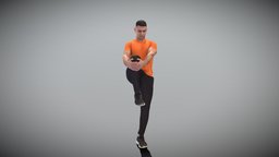 Athletic man doing leg stretches 395 cute, style, archviz, scanning, people, photorealistic, sports, fitness, quality, realism, workout, sales, malecharacter, peoplescan, male-human, sportswear, squatting, realitycapture, photogrammetry, lowpoly, scan, man, male, highpoly, squats, scanpeople, deep3dstudio, noai