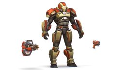 Cartoon Sci-Fi Cyborg Drone Heavy Machine Gunner trooper, armour, armored, drone, stormtrooper, soldier, people, future, heavy, invader, predator, explorer, protection, carbon, cyborg, android, boss, pistol, alien, sniper, camouflage, granade, machine-gun, spacesuit, attacker, submachinegun, ciborg, cartooncharacter, menswear, granade-weapon, researcher, military-equipment, bosscharacter, granade_launcher, weapon, character, cartoon, helmet, man, "human", "male", "spacesuiter"