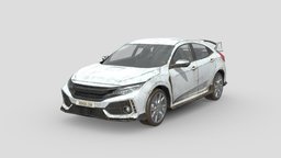 Dirty Car cars, drive, sedan, motor, luxury, driving, hatchback, fast, honda, engine, civic, type-r, racing-car, vehicle, racing, car, race, honda-civic, civic-type-r