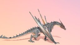 Wyvern Dragon Animated beast, wyvern, npc, boss, bosscharacter, bossmonster, walk, animation, animated, dragon