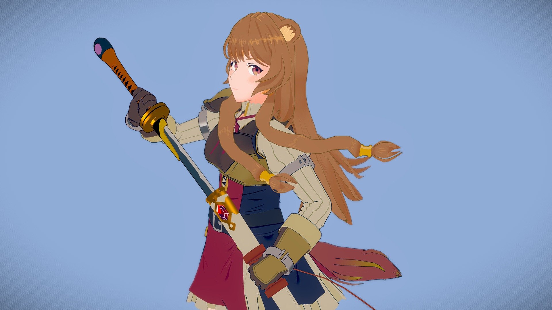 盾の勇者の成り上がりラフタリアのファンアートです

Fan art of Raphtalia, the rising of shield hero 3d model