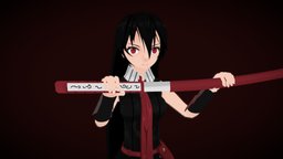 Akame Ga Kill animegirl, akamegakill, waifu, anime3d, akame, akame_ga_kill, anime-character, akame-ga-kill, wibu, anime