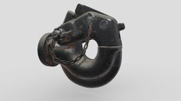 Фаркоп грузовика_v3-1 /Truck tow bar_v3-1 truck-tow-barrel, cargo-hitchhiker