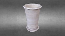 Egyptian Travertine, Cylindrical Jar egypt, vase, vessel, alabaster, prehistory, 2000-bce, stonecarving, huntmuseum, carved-stone, limerick3d, europeana, archaeologicalobjects, europeanaarchaeology