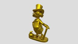 #068 Tio Patinhas disney, miniatura, impressao3d, gulliver, colecionavel, tiopatinhas