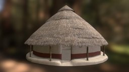 Luo First Wifes Hut (East Africa) africa, mud, african, hut, kenya, thatched, house, luo, jaluo, dhaluo