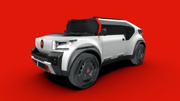 Citroen Oli Concept 2022 citroen, european, transport, urban, pickup, compact, ev, conceptcar, phototexture, oli, bev, 5-door, all-electric, low-poly, vehicle, lowpoly, car, concept, liftback, citroen-oli