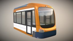 Tram RNV8 (WIP-2) train, high-poly, tram, streetcar, wip-2, strassenbahn, 3dhaupt, software-service-john-gmbh, rnv8, rnv, rnv8-tram, blender3d