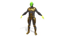 Alien God armor, armored, prop, unreal, armadura, clothes, god, king, metal, accesory, fantasia, metallic, unrealengine, gamereadyasset, unity, unity3d, asset, scifi, fantasy, clothing, gameready