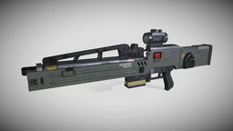 AM 15 machinegun, sifi, weapon, rifile
