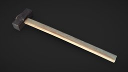 Sledgehammer photo, wooden, hammer, rust, rusty, rustic, sledgehammer, blacksmith, metal, hardware, old, photoscan, photogrammetry, scan, village