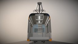 Tram RNV8 (WIP-6) train, high-poly, tram, streetcar, strassenbahn, 3dhaupt, software-service-john-gmbh, rnv8, rnv8-tram, wip-6, blender3d