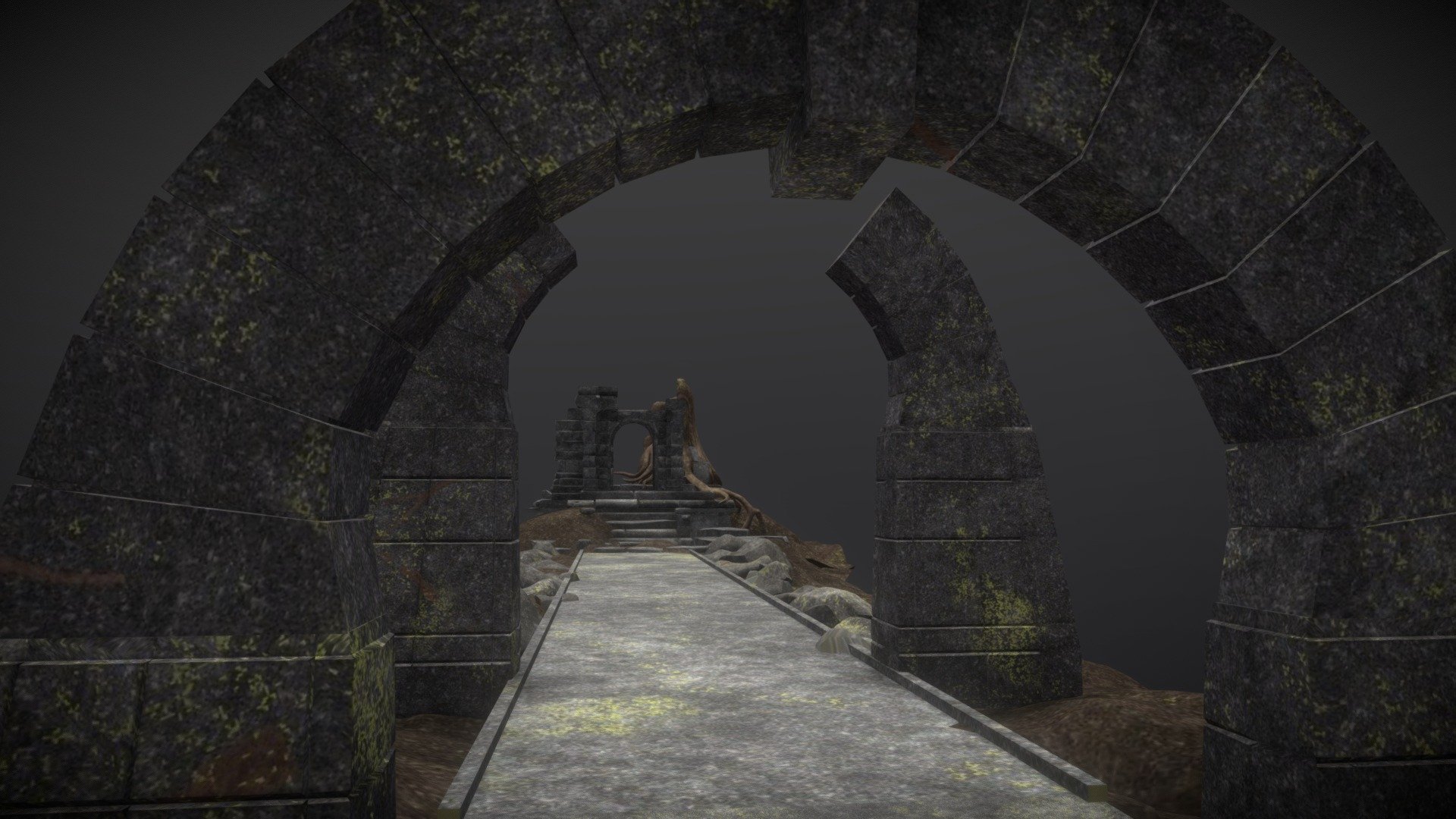 THE BROKEN GATE - 3D model by salman_ali 3d model