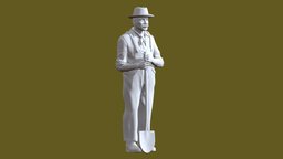 MAN FIGURE garden, scissors, people, miniature, park, figurine, worker, diorama, miniatures, a, lawn, gardener, workers, man, female, gardeners