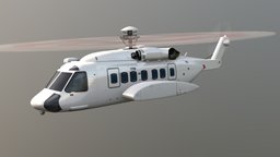 Sikorsky S-92 scene, airport, sikorsky, helicopter, s-92