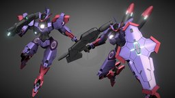 CEK-077 Beguir-Pente mecha, mobilesuit, gundam-character, maya, sci-fi, gundam, gundam-3d, robot, witch-from-mercury