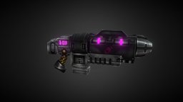 Slaaneshi Mark Grav Gun warhammer, gravity, chaos, warhammer40000, slaanesh, substancepainter, substance-painter, grav_gun