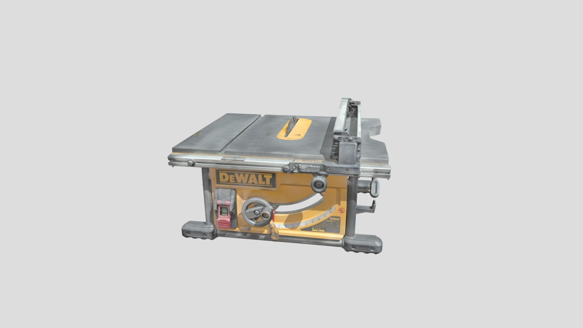 DeWalt Table Saw - 3D model by Dsigns & Print (@GarySansom) 3d model