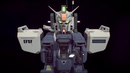 RX-79[G] WIP fanart, mech, mechanical, wip, mecha, jungle, gundamwing, mobilesuit, scifi, hardsurface, gundam, industrial, massproduced, ground-type, rx79g