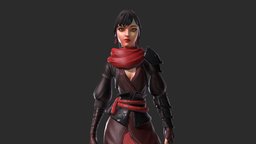 #01_STYLIZED PBR CHARACTER stealth, warrior, fighter, ninja, cartoony, kunoichi, asian, cartoonish, female-character, charactermodel, girlmodel, femalecharacter, game-character, cartooncharacter, girl-cartoon, girl-model, handpaintedlowpoly, stylized-handpainted, girlcharacter, pbr-texturing, stylizedmodel, stylizedcharacter, stylizedpbr, pbr-game-ready, stylized-texture, pbr-workflow, character, handpainted, girl, cartoon, pbr, lowpoly, gameart, gameasset, female, stylized, female-model, rogue, gameready