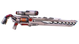 LowPoly Cartoon Sci-Fi Sniper Rifle Future rifle, trooper, grip, barrel, assault, blaster, future, bolt, magazine, proton, optics, prototype, equipment, arms, automatic, sniper, tactical, rifles, submachinegun, lasergun, weapon-3dmodel, optic, blaster-rifle, sci-fi-weapon, military-equipment, sci-fi-props, sci-fi-gun, buttstock, militaryweapon, blaster-gun, weapon, cartoon, scifi, military, sci-fi, futuristic, laser, gun, guns, "blaster-pistol", "rifle-weapon", "trooper-gun"