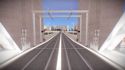 Bas De Siam france, urban, brest, 3dsmax, city, bridge, environment