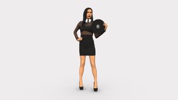 DJ girl 0328 music, people, singer, dj, miniatures, realistic, artist, song, popularity, character, 3dprint, girl, model
