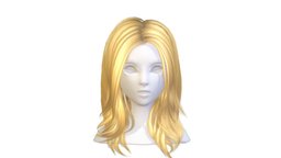 cartoon lush female 001 haircut of long room, face, hair, modern, toon, style, dressing, avatar, fitting, salon, beauty, lock, medium, long, cut, color, fur, loco, head, curl, blonde, pretty, tuft, kare, length, haircut, hairstyle, hairs, lush, snag, shaggy, low-poly, girl, lowpoly, female, textured, blonde-hair, blonde-female, haircuts, "hairdressing"