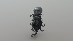 SculptJanuary 2022 008 Beard beard, sculptjanuary, skull, sculptjanuary2022